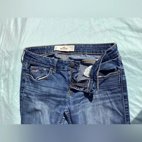 Hollister Skinny Ankle Zip Jeans Size 5R/27X29 - Picture 11 of 15